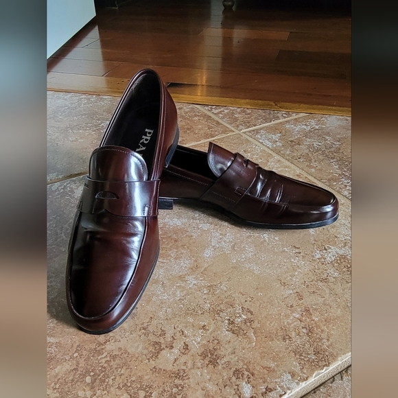 PRADA Penny Brown Loafer Size 8.5 - Picture 2 of 16